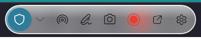 Thanh điều khiển thu gọn trên thanh tác vụ Taskbar