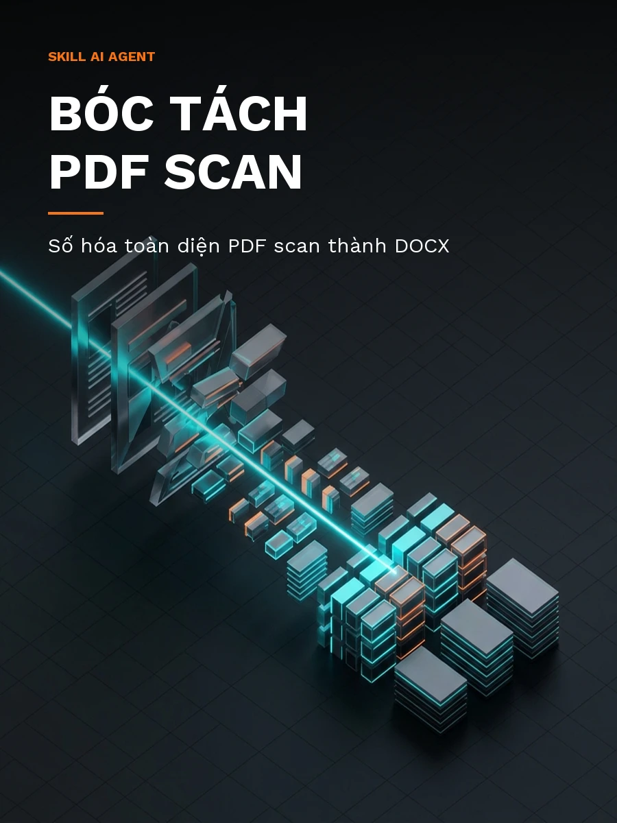 Bộ Skill Bóc tách PDF Scan dành cho AI Agent