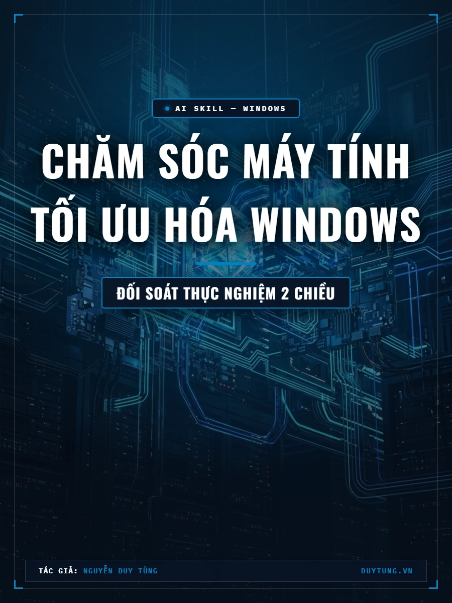 Skill - Chăm sóc máy tính Windows